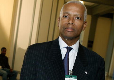 Hank Johnson (D-GA) poses for a picture during a break in his orientation class on Capitol Hill November 13, 2006 in Washington DC. The 110th Congress will be sworn in January 2007 when Congress reconvenes. / Getty Images