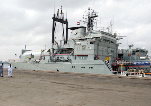 Two Iranian warships dock in the Sudanese Red Sea city of Port Sudan