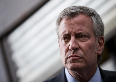 New York City Mayor Bill de Blasio