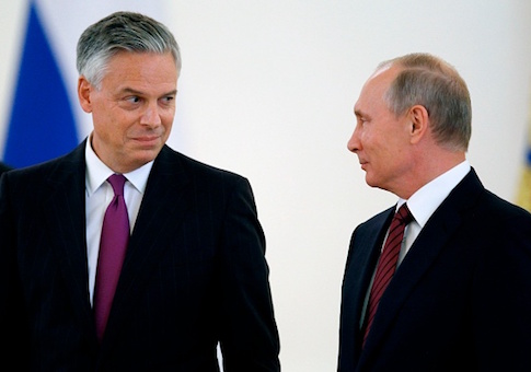 Jon Huntsman and Vladimir Putin