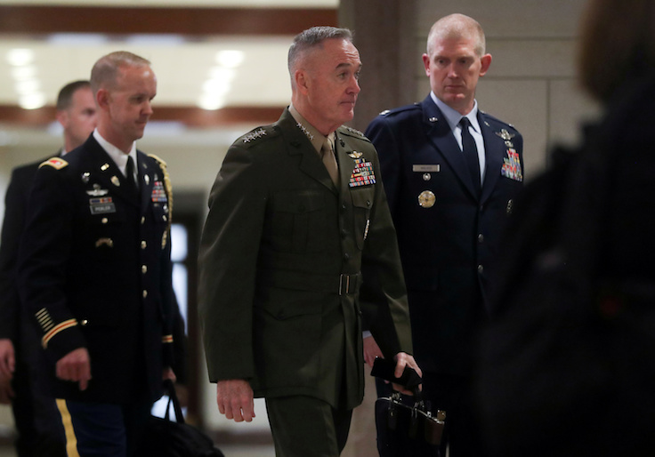 Chairman of the Joint Chiefs Marine Corps General Joseph Dunford