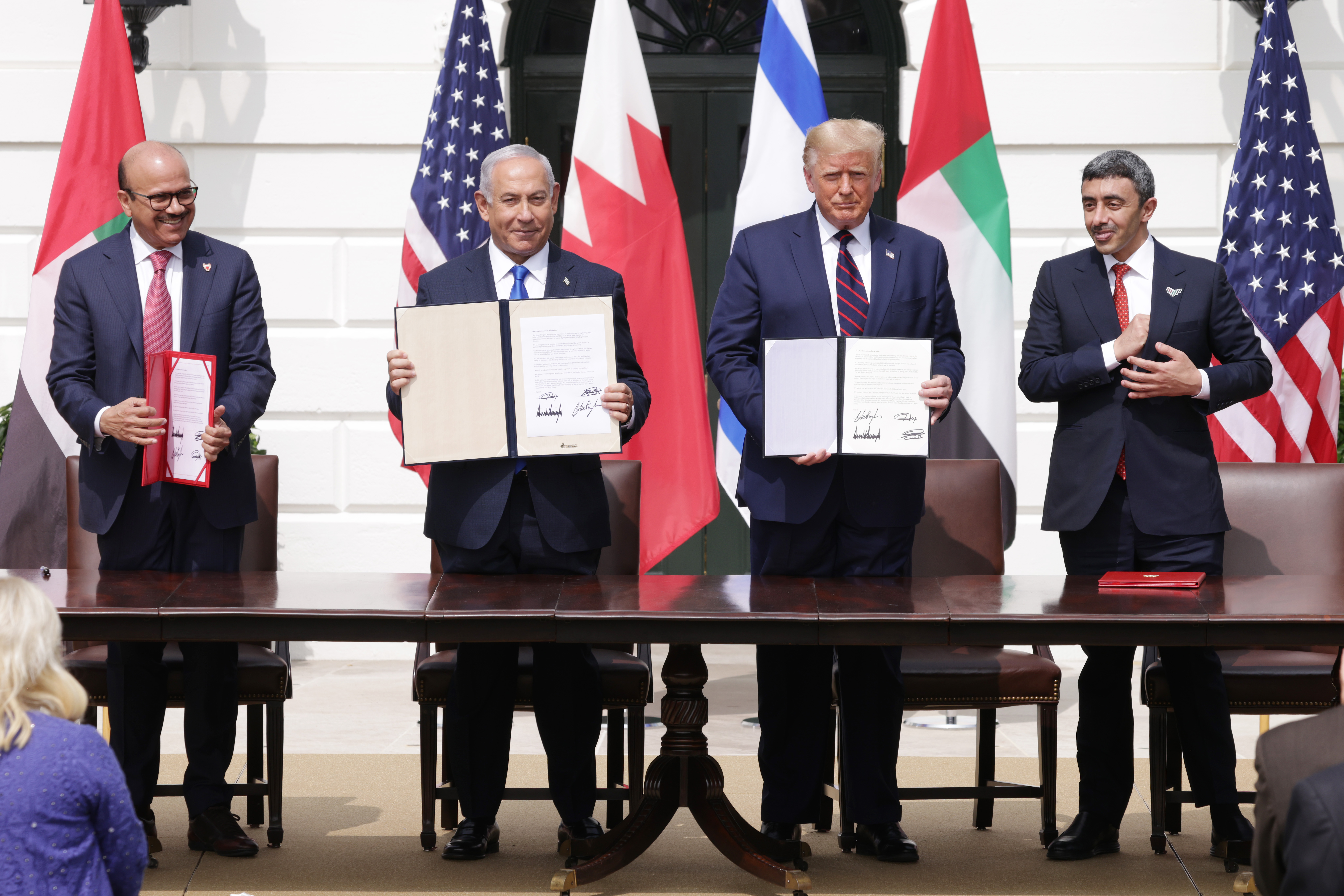 President Trump Hosts Abraham Accords Signing Ceremony On White House South Lawn