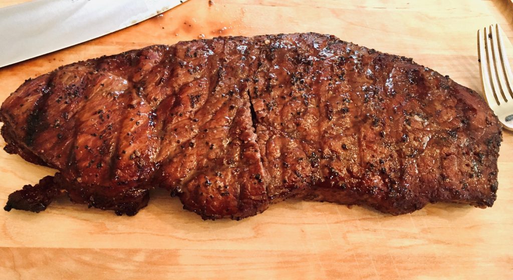 London broil from Harris Teeter, Rodney's recipe