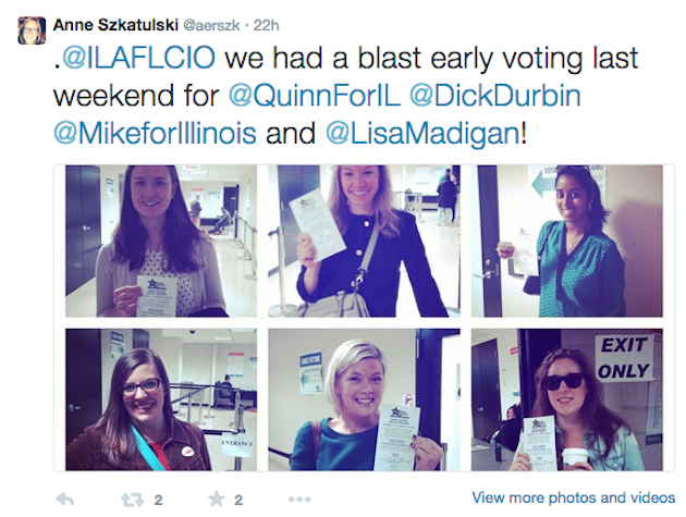 tweet i voted for mike