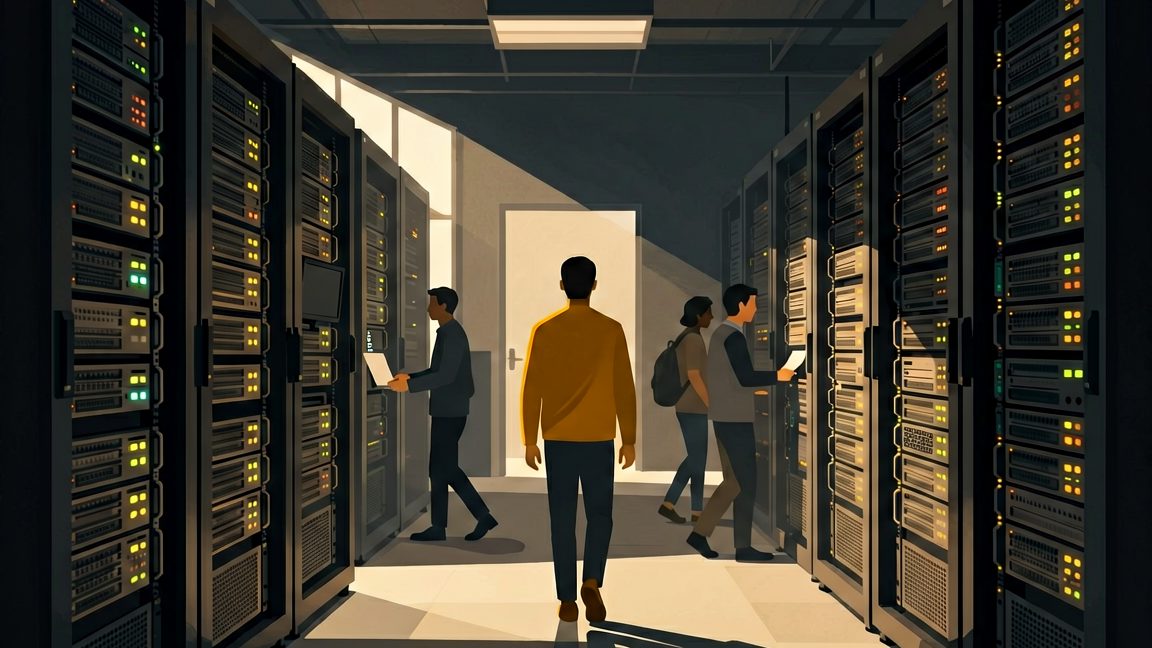 Physical server infrastructure of an AI model hosting platform