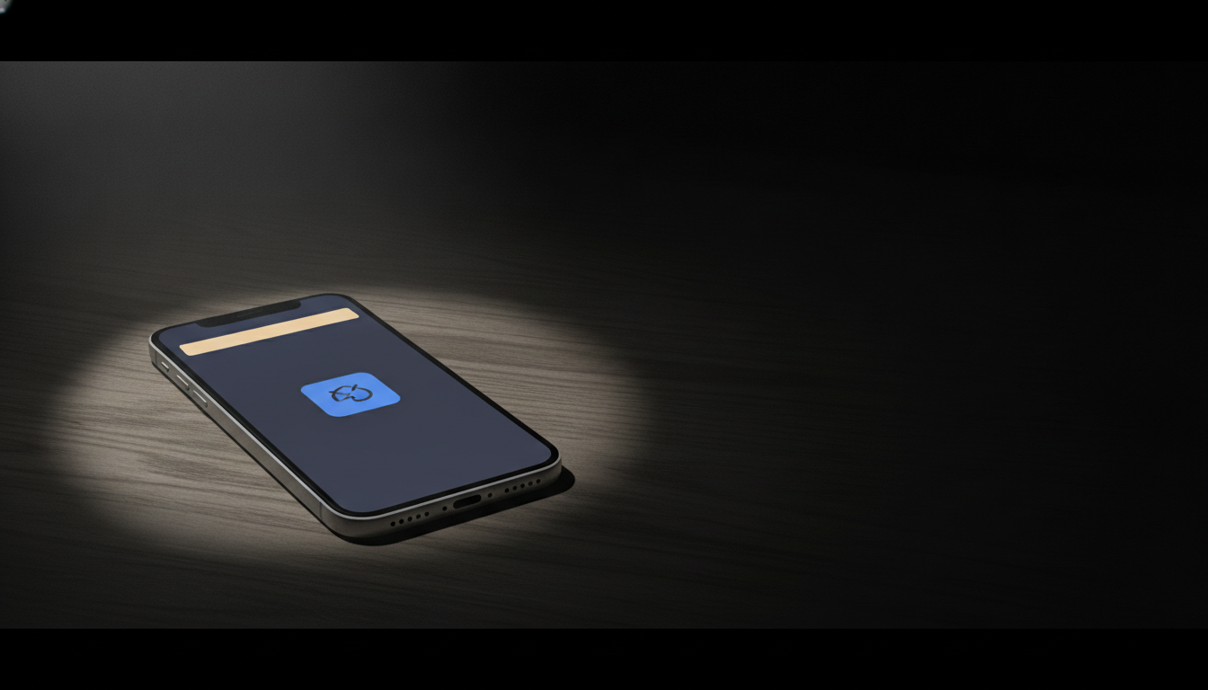 iPhone displaying the lock‑screen push notification about mercenary spyware