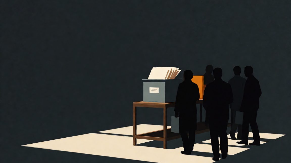 metal archival storage box containing paper folders of bankrupt biotech regulatory and safety dossiers