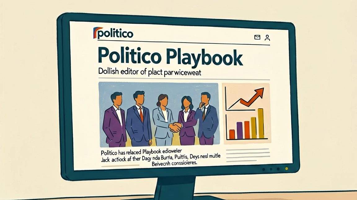 politico replaces british editor of playbook newsletter with new team