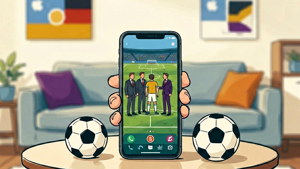 Fußball-Spiele für Smartphones erfreuen sich immer größerer Popularität