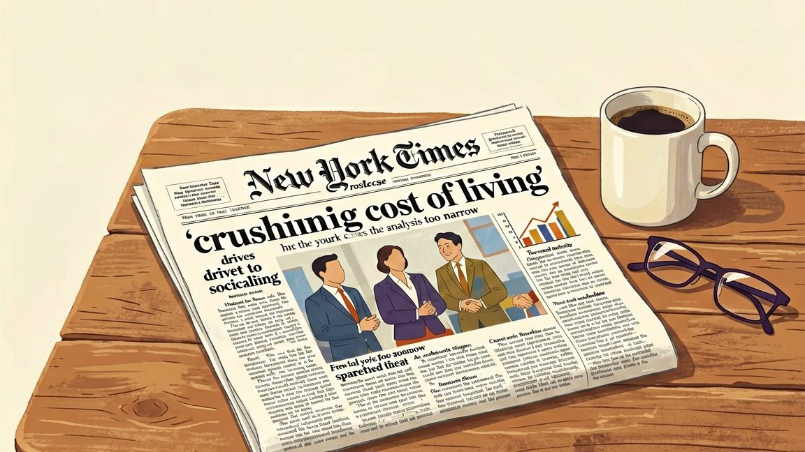 new york times claims 'crushing cost of living' drives youth to socialism, but is the analysis too narrow