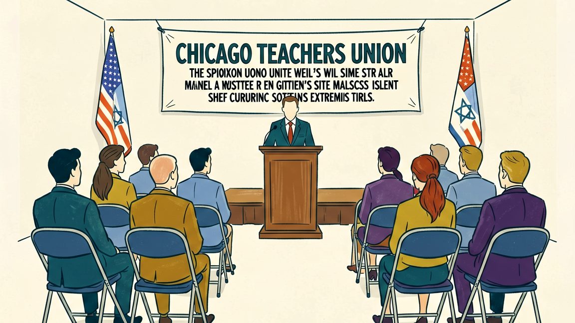 chicago teachers union hosts anti-israel convention with calls for violence and support for iran