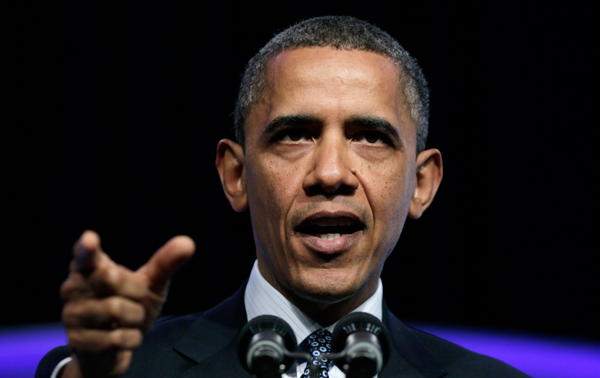 Obama Fires Up His Base