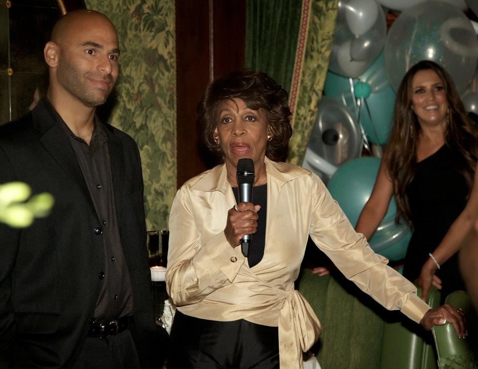 Waters attended benefit for school with Scientology ties