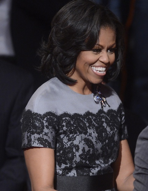 First Lady Wears Thom Browne Dress at Debate