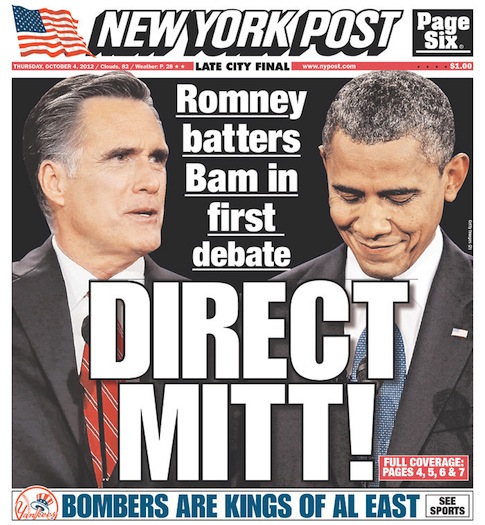 NY Post: Direct Mitt!