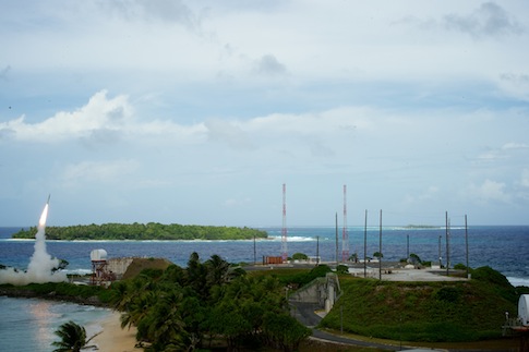 U.S. Tests Missiles Over Pacific