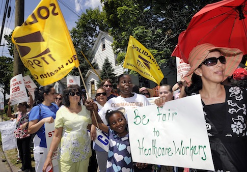 Nursing Home Union Brawl