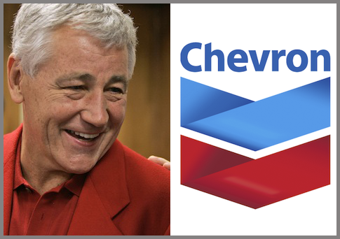Hagel’s Chevron Does Big Business with Pentagon