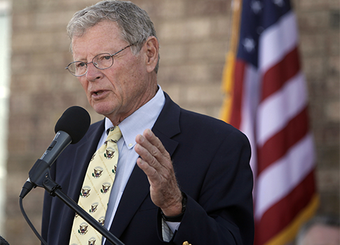 Sen. Inhofe Becomes Ranking Member on Armed Services