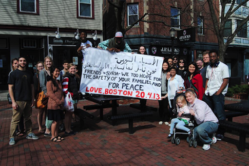 Boston Responds to Syrian Message