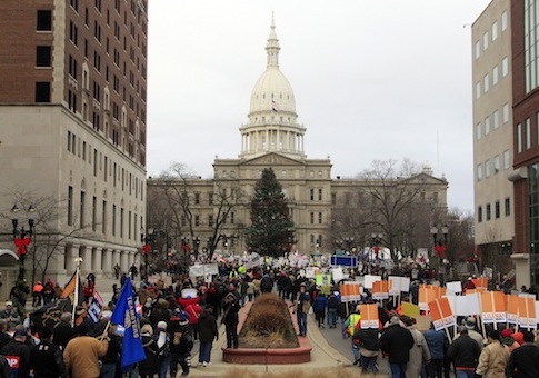 Unions Target Michigan Right to Work