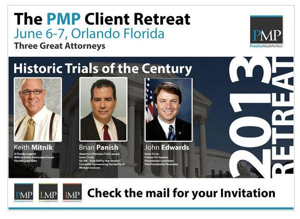 John Edwards to Address PMP Retreat