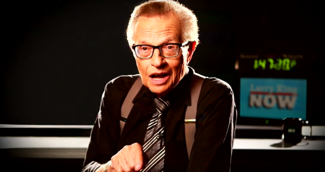 Larry King: 'Moscow, Privet!'