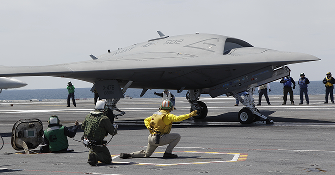 Navy Launches First Unmanned Drone