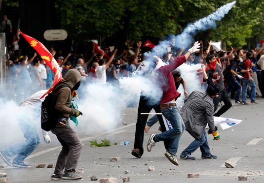 Thousands Take to Streets in Turkey, Clash with Police