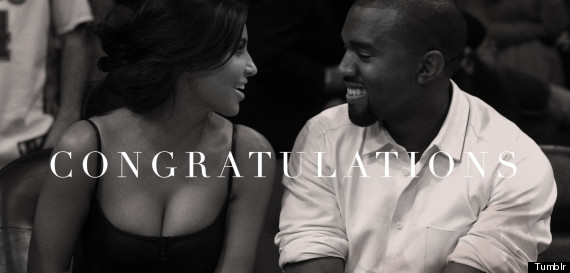 Beyoncé to Kimyé: Congrats!