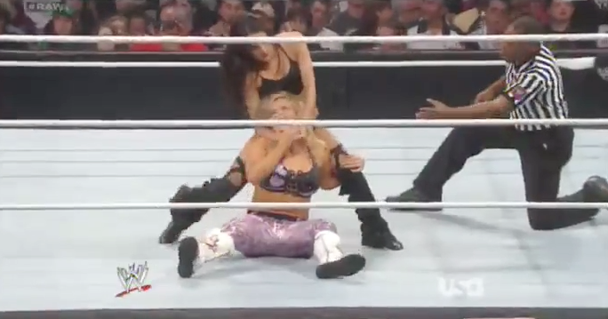 Bella Twins and Natalya on Monday Night Raw (Photos)