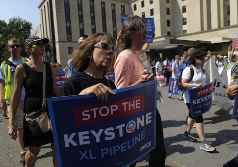 Environmentalists March on State Department to Protest Keystone