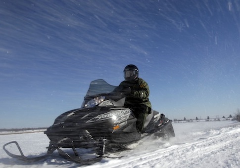 Canadian Military Tests Stealth Snowmobile