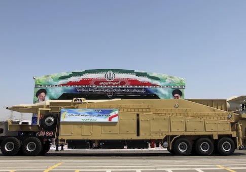 Iran Displays 30 Missiles With Range of 1,250 Miles