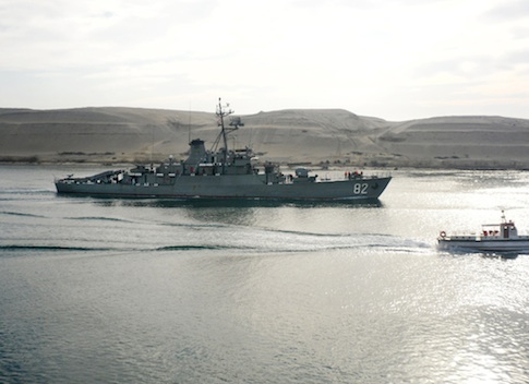 Iran Unveils New Warship Ahead of Potential Syria Strike