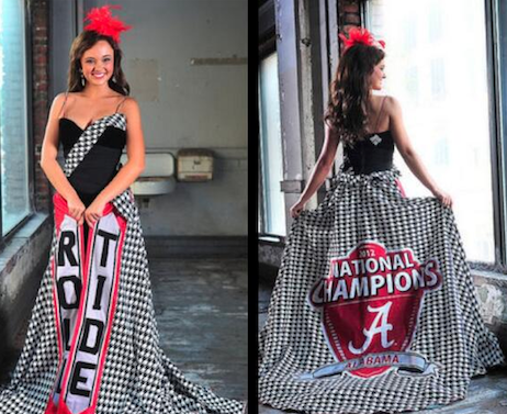 Miss Alabama 2013 Wears 'Roll Tide' Pageant Dress (Photos)