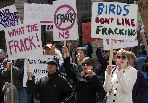 Canadians Riot Against Fracking