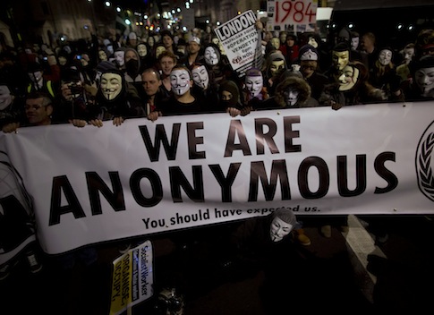 Anonymous to March on DC on Guy Fawkes Day
