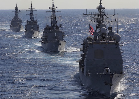 Chinese Naval Vessel Tries to Force U.S. Warship to Stop in International Waters