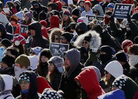 Thousands Brave the Cold to March for Life
