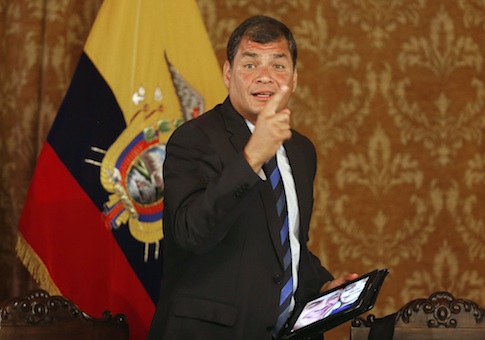 Ecuador President Rafael Correa to Speak at Harvard