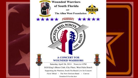 Allen West Holding Florida Concert for Wounded Warriors