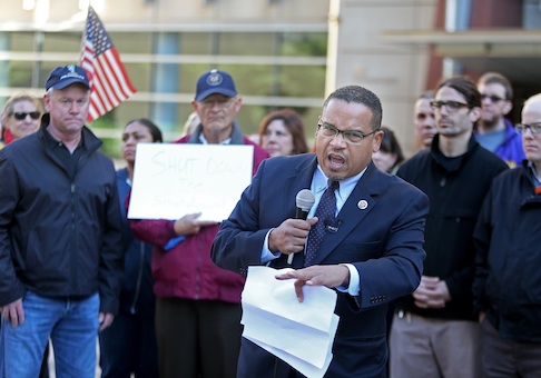 Keith Ellison Decries Money in Politics While Supporting Union Front Group
