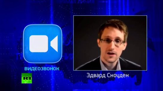 Edward Snowden Conducts Softball Interview with Fellow Spy