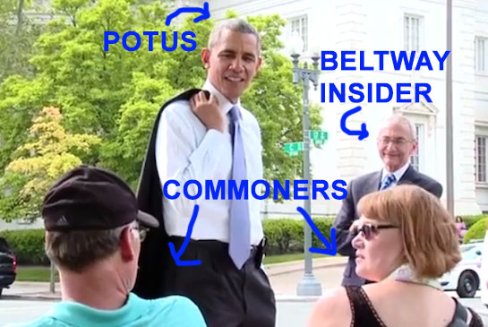 Unruly Commoners Refuse to Stand for Obama