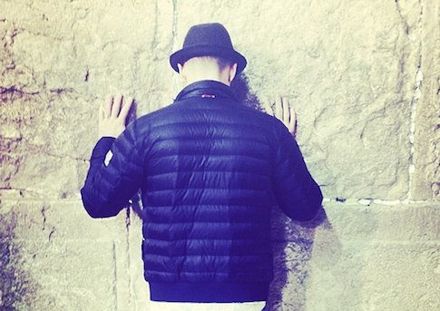 Justin Timberlake at the Western Wall