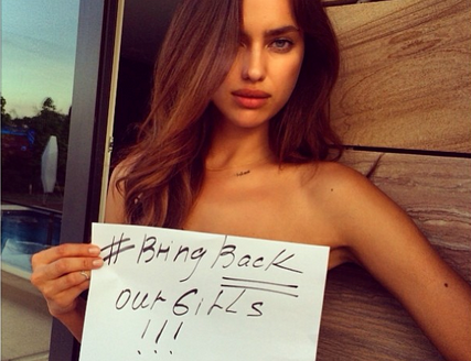 Help Irina Shayk #BringBackOurGirls