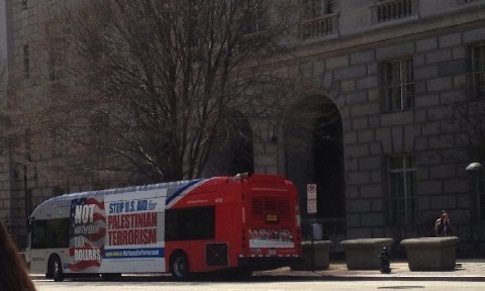 D.C. Bus Ad: ‘Stop U.S. Aid to Palestinian Terrorism’