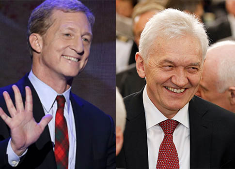 Steyer Hedge Fund Tied to Russian Oligarch Targeted by U.S. Sanctions