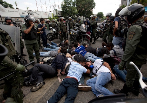 Dozens of Protesters Arrested in Venezuela